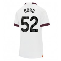 Camisa de time de futebol Manchester City Oscar Bobb #52 Replicas 2º Equipamento Feminina 2023-24 Manga Curta